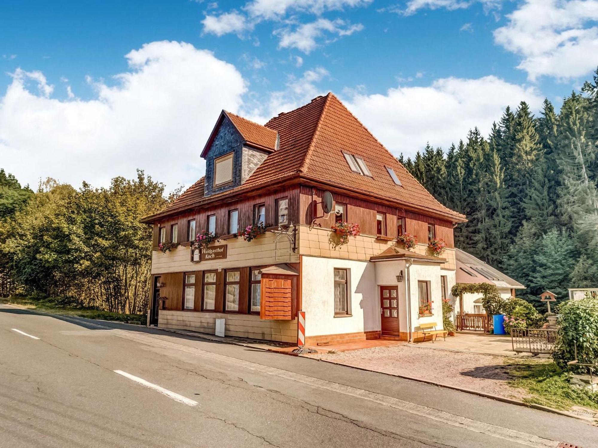 Apartment Thuringian Forest With Balcony Gießübel Bagian luar foto