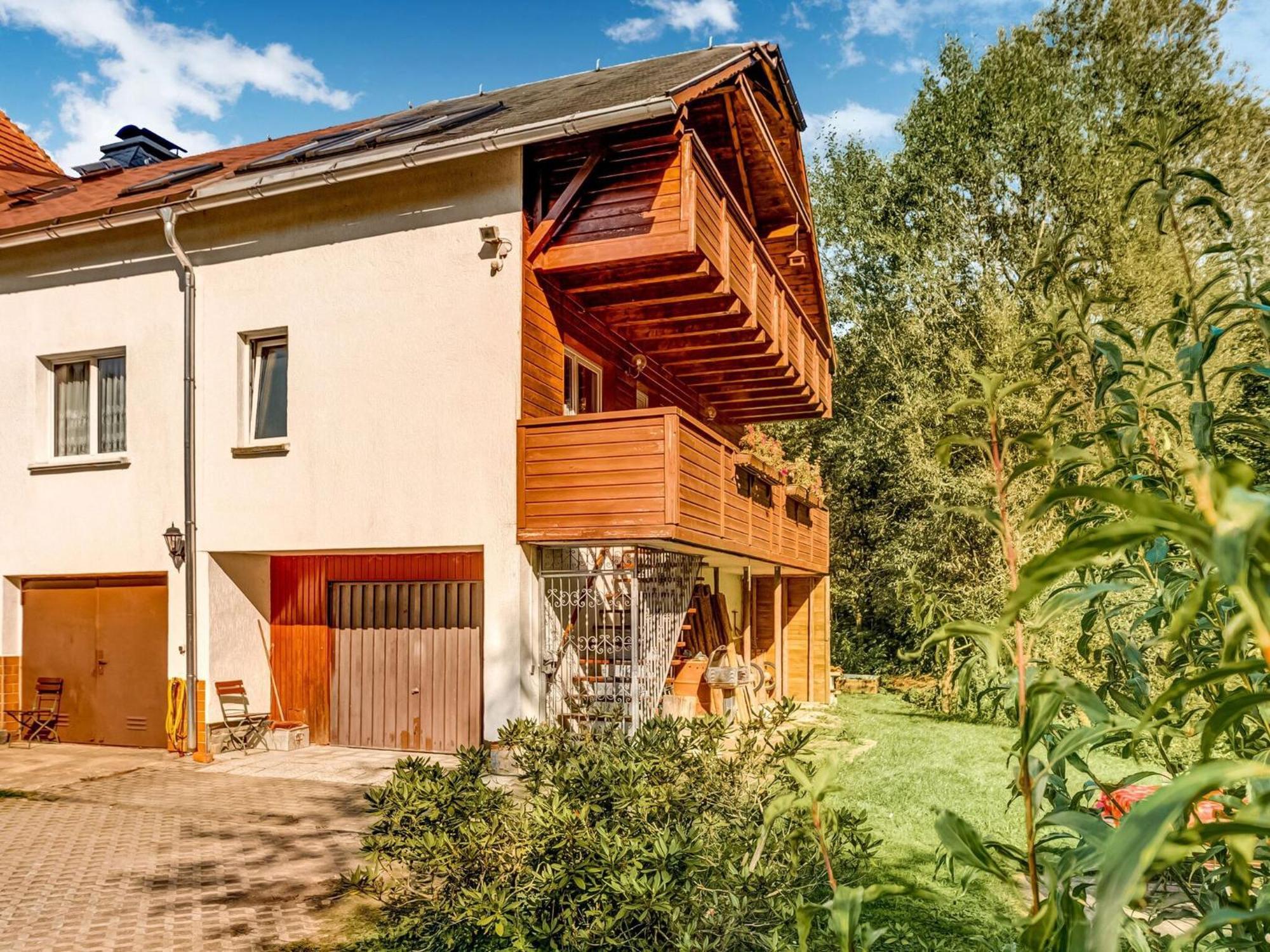 Apartment Thuringian Forest With Balcony Gießübel Bagian luar foto