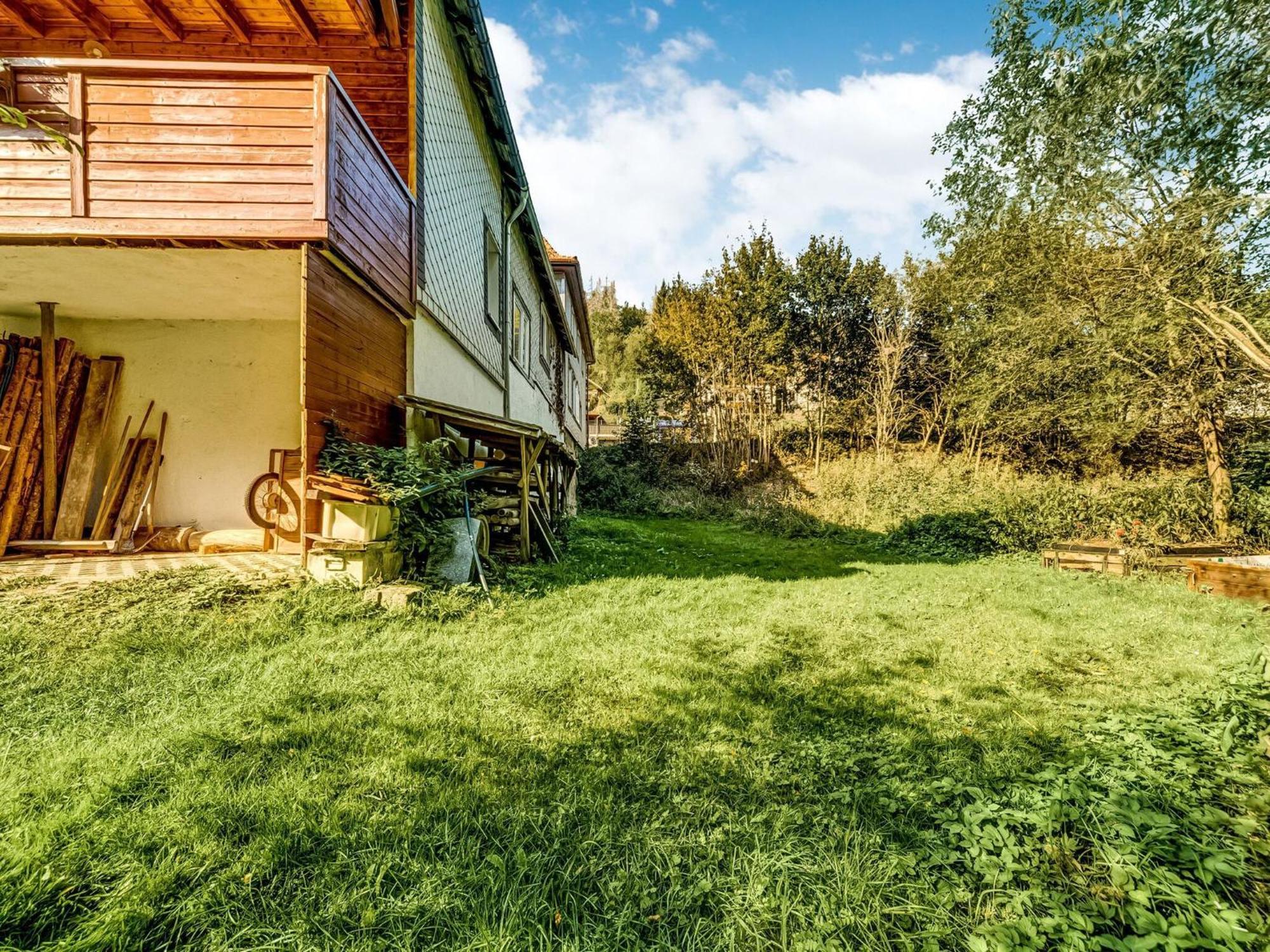 Apartment Thuringian Forest With Balcony Gießübel Bagian luar foto