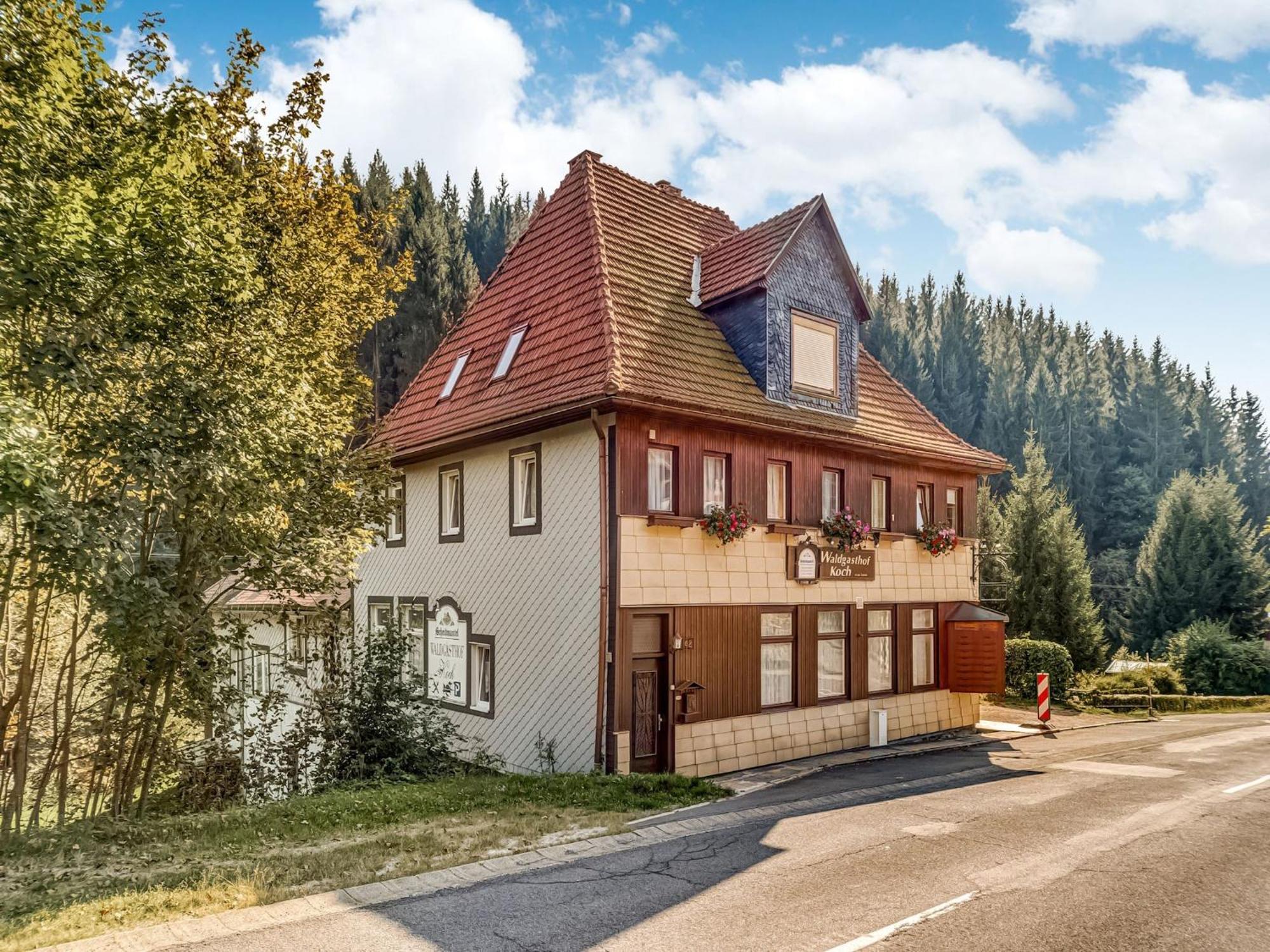 Apartment Thuringian Forest With Balcony Gießübel Bagian luar foto